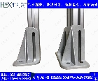 AL-40-128x85x120铝型材地脚(装配)